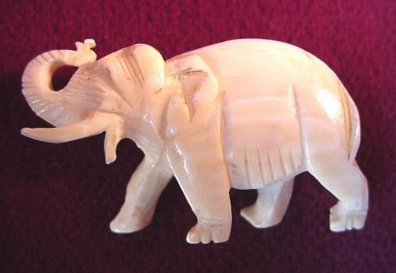 OLD IVORY ELEPHANT PIN {ADD To The Collection