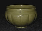 Song Dynasty - Yaozhou Celadon Melon Shaped Bowl