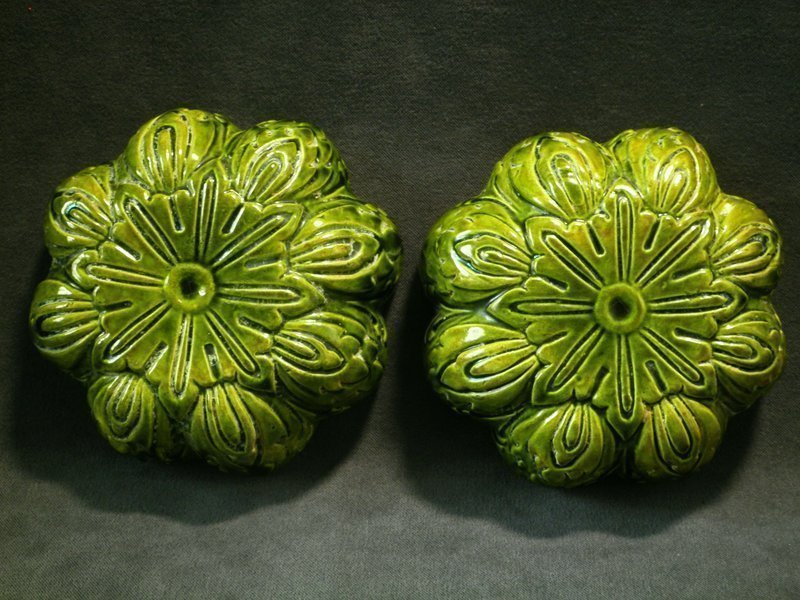 Liao Dynasty - Green Glazed Pumpkin Shaped Cover Box