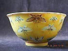 QING DYNASTY - TONGZHI PERIOD BUTTERFLY BOWL