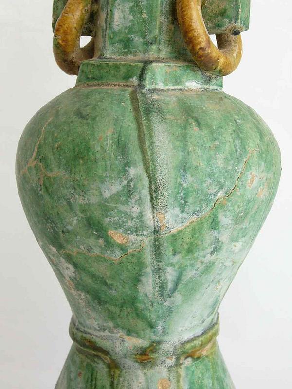 Ming Dynasty - Funeary Green Glaze Vase