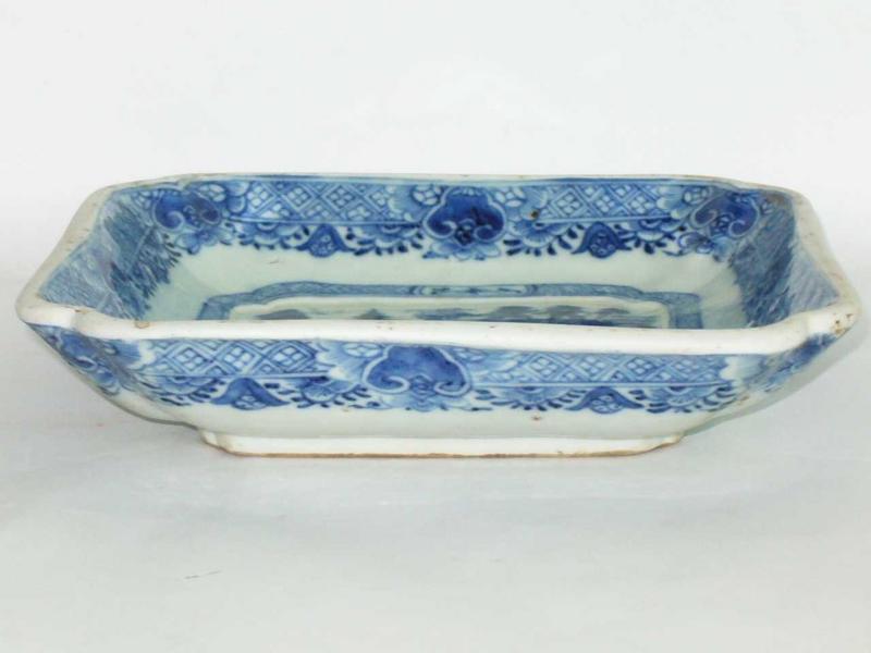 Qing Dynasty - Blue and White Export Square Plate