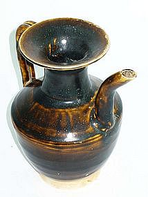 Yuan Dynasty - Dark Glazed Ewer