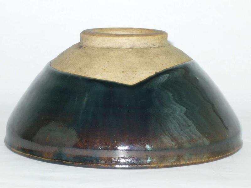 Jin / Yuan Dynasty -  Russet Streak Glazed Black Bowl