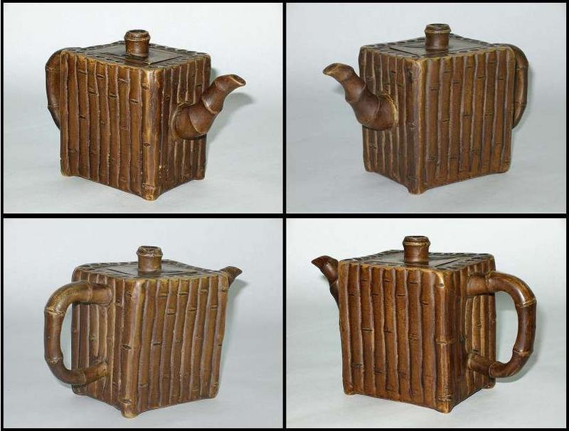 Qing Dynasty - Bamboo Design Yixing Teapot