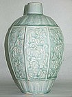 Yuan Dynasty – Qingbai  Octagonal Shaped Vase