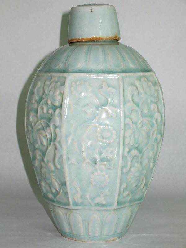 Yuan Dynasty – Qingbai  Octagonal Shaped Vase