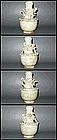Song Dynasty - Qingbai Appliqué Dragon Funerary Vase