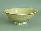 Song Dynasty - Monochrome Green Glazed Bowl