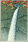 Kawase Hasui Japanese Woodblock Print - Kegon Falls SOLD