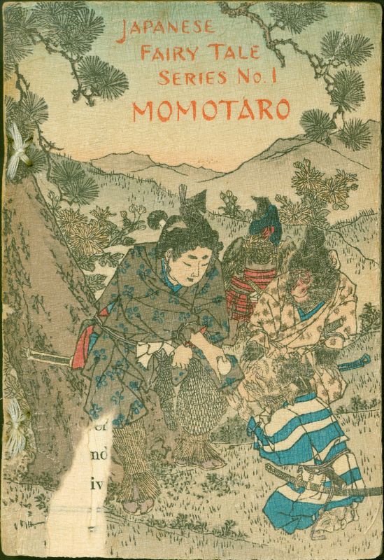 Hasegawa Japanese Fairy Tales Woodblock Momotaro The Peach Boy Item