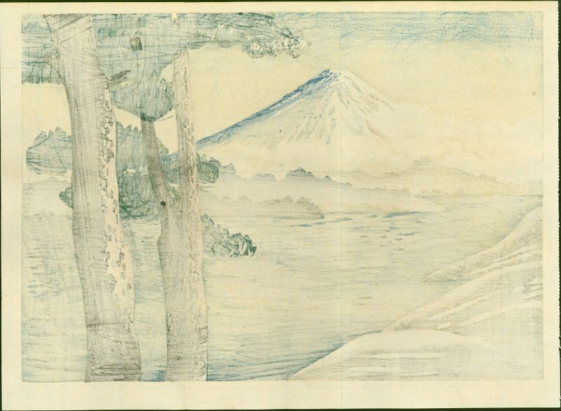Peerless Mount Fuji - 1934 Japanese Woodblock Print - Very Rare SOLD