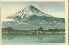 Tsuchiya Koitsu Japanese Woodblock Print - Mt. Fuji at Kawaguchi SOLD