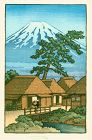 Kawase Hasui (attributed) Woodblock Print - Mt. Fuji From Hara SOLD