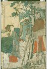 Utamaro Kitagawa - Picking Mulberry Leaves - Silk Making 1799 SOLD