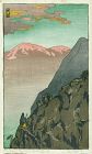 M. Watanabe Japanse Woodblock Print- The Ritual Mountain-Climbing RARE