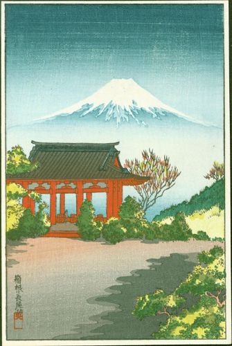 Tsuchiya Koitsu Japanese Woodblock Print - Hakone Nagao Pass
