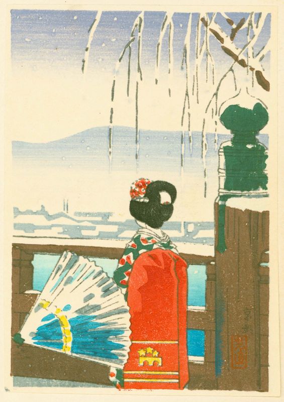 古美術　明治時代　鉄製瓢箪型布袋様花台付き Momoyama Gallery