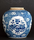 Chinese 18th Century Blue and White Jar