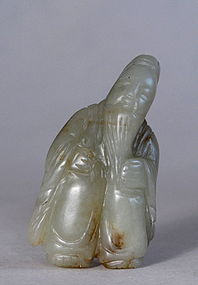 Chinese Nephrite Shou Lao Pendant