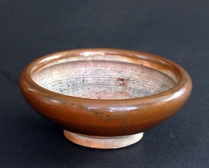 A Brown-glazed Ink bowl, Ming or early Qing Dynasty