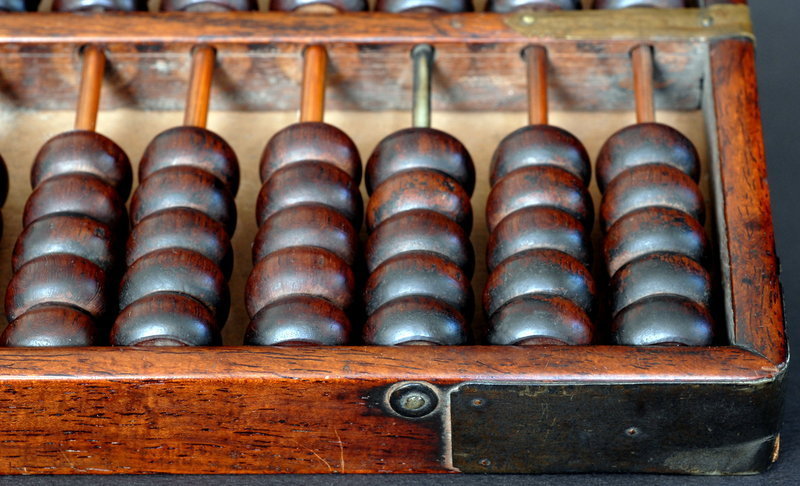 Chinese Huanghuali Abacus