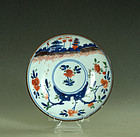 Small Chinese Famille Verte Dish, Transitional Period