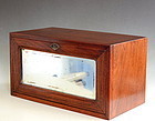 Rosewood  Box with Mirror, Late Qing or Early Republic