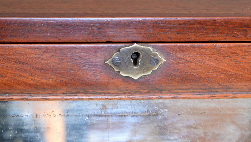 Rosewood  Box with Mirror, Late Qing or Early Republic