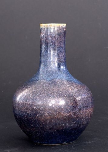 Chinese 18th Century Flambe Glazed Vase