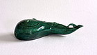 Chinese Green Glazed Water Dropper in Gourd Shape