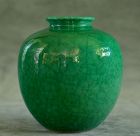 Green Glazed Jar, Qing Dynasty