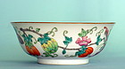 Chinese Famille Rose Bowl, Tongzhi Mark and Period