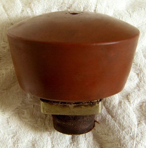 Antique Chinese stoneware opium pipe bowl