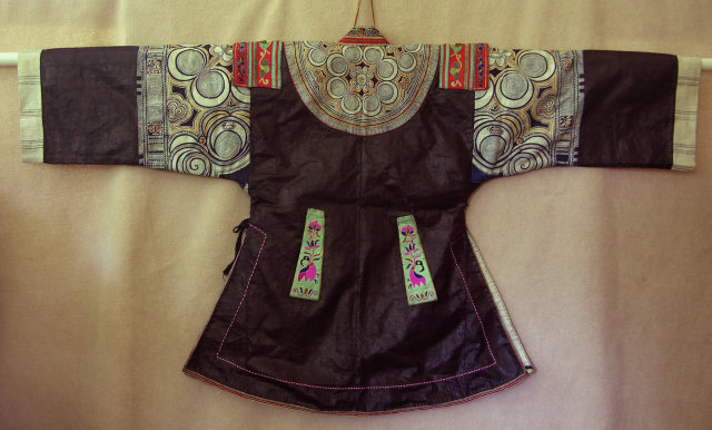 Chinese Ethnic Minority Miao Batik Embroidered Jacket