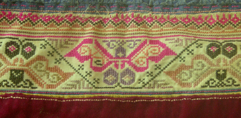 Chinese Yi Ethnic Minority embroidered bag