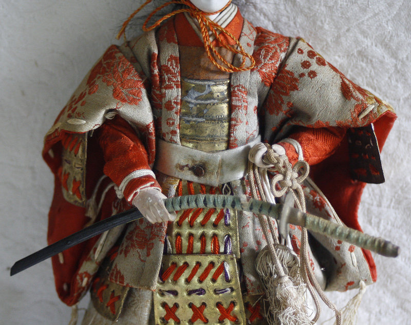 Musha ningyo warrior dolls Empress Jingo &amp; her minister