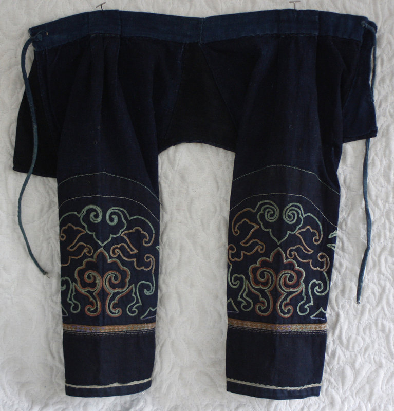 Chinese  Minority crotchless child's embroidered Pants