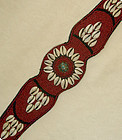 Tibetan beaded belt with cowrie shells, turquoise