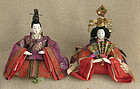 Meiji Girls Day Hina Dolls small Emperor and Empress