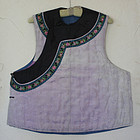 Qing Dynasty woman's informal padded silk vest