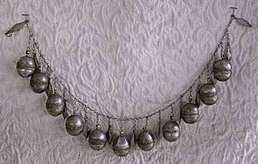 large necklace of Bells and symbolic lotus seeds
