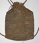 Antique Japanese fisherman's knapsack, backpack