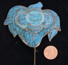 Antique Chinese Large Kingfisher Hair Ornament