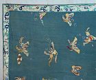 Antique Qing Dynasty Chinese embroidery panel scarf shawl