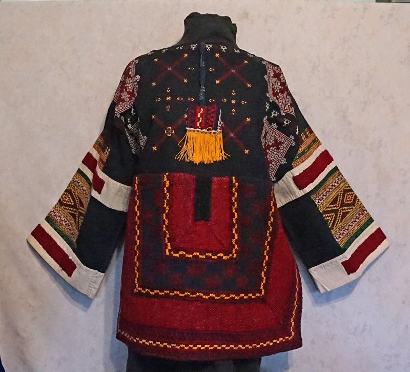Antique Chinese Miao Minority Woman's embroidered Festival jacket