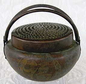 Qing Dynasty Chinese metal Hand Warmer
