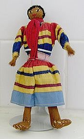 American Seminole Indian rare male doll