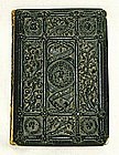 1st edition rare illuminated book papier-mache binding