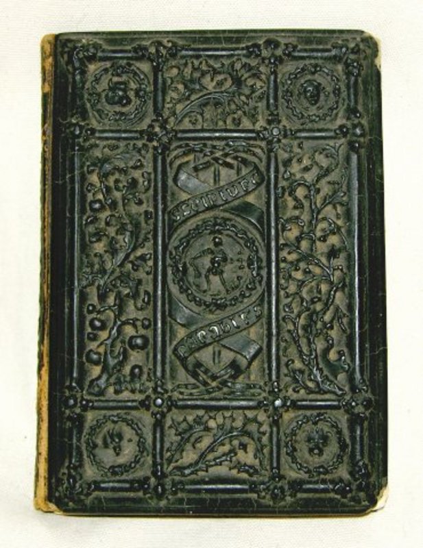 1st edition rare illuminated book papier-mache binding